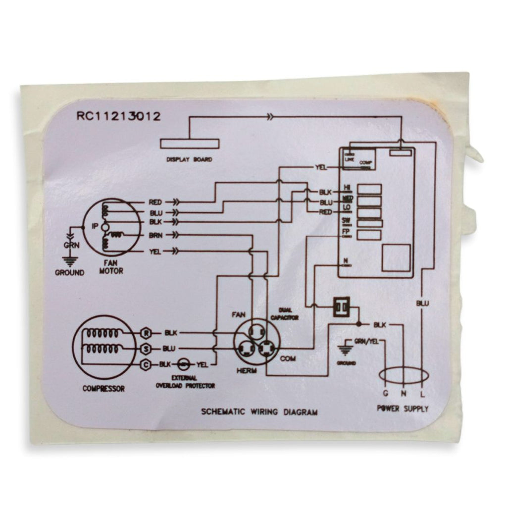 WIRING DIAGRAM  RC11213012 .. 4000000134
