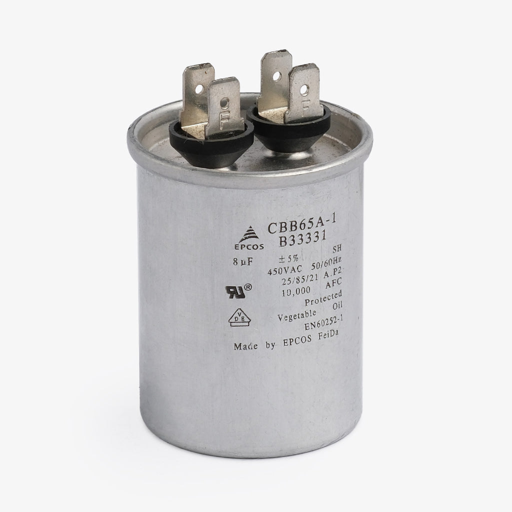 Capacitor: 8uF/450VAC Class A ..4000001506