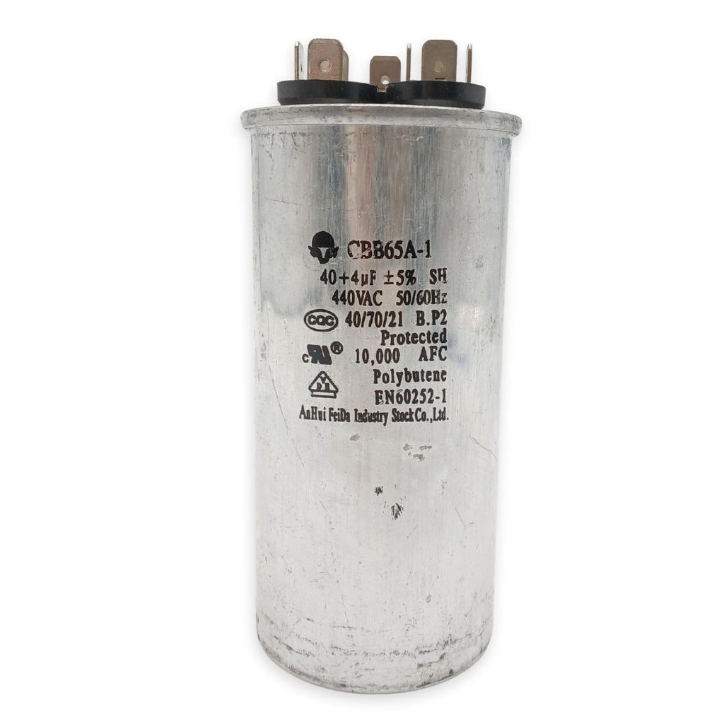 DUAL CAPACITOR 4+40MFD/440V .. 4000001551