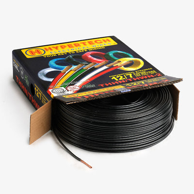 WIRE GAUGE 12 (3.5MM2) BLACK .. 4000010669