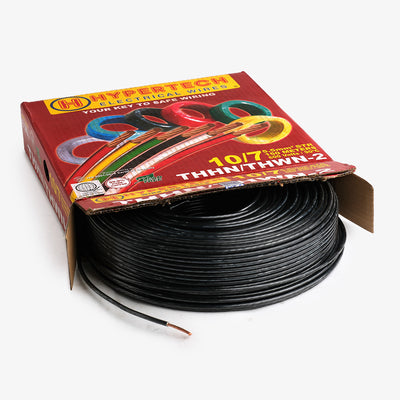 WIRE GAUGE 10 (5.5MM2) BLACK .. 4000010677