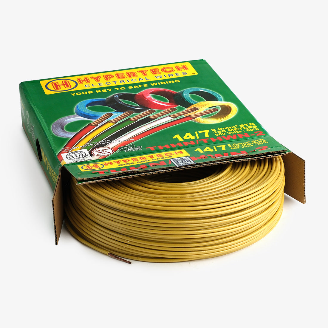 WIRE GAUGE 14 (2.0MM2) YELLOW .. 4000010678 – TOTALINE