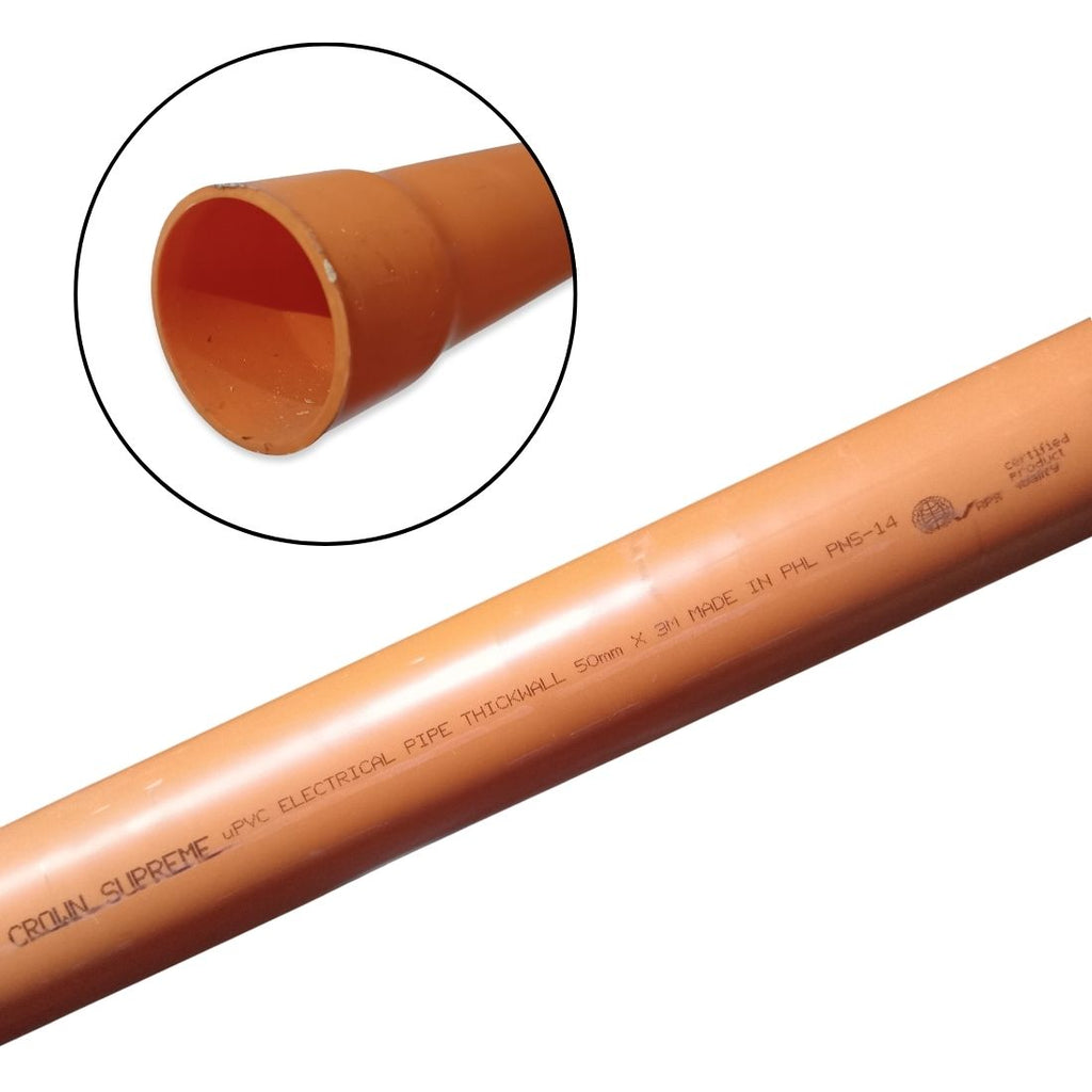 PIPE UPVC EC O 50MM(1 1/2")X3M .. 4000013253