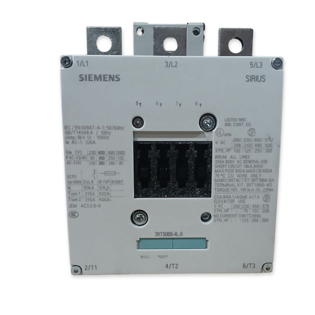 Contactor: 3RT5066-6AF36 .. 4001002060
