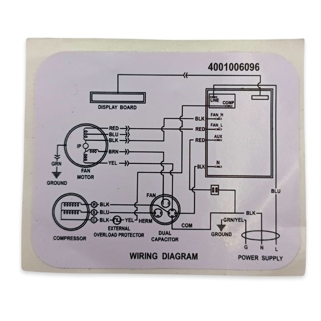 WIRING DIAGRAM RC12213144 .. 4001006096