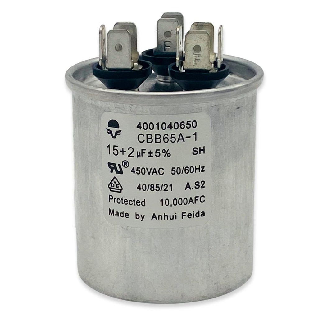 Capacitor:15+2uf/450V CLA PPS-24-029 .. 4001040650